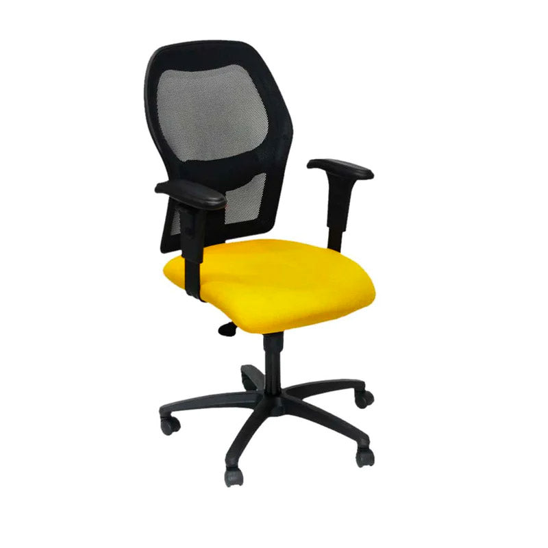 Ahrend: 160 Type Task Chair in Yellow Fabric - Refurbished