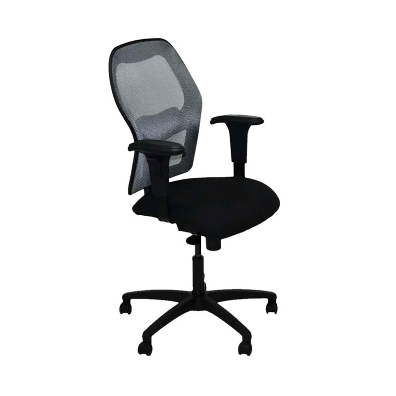Ahrend: 160 Type Task Chair with Silver Mesh - Refurbished