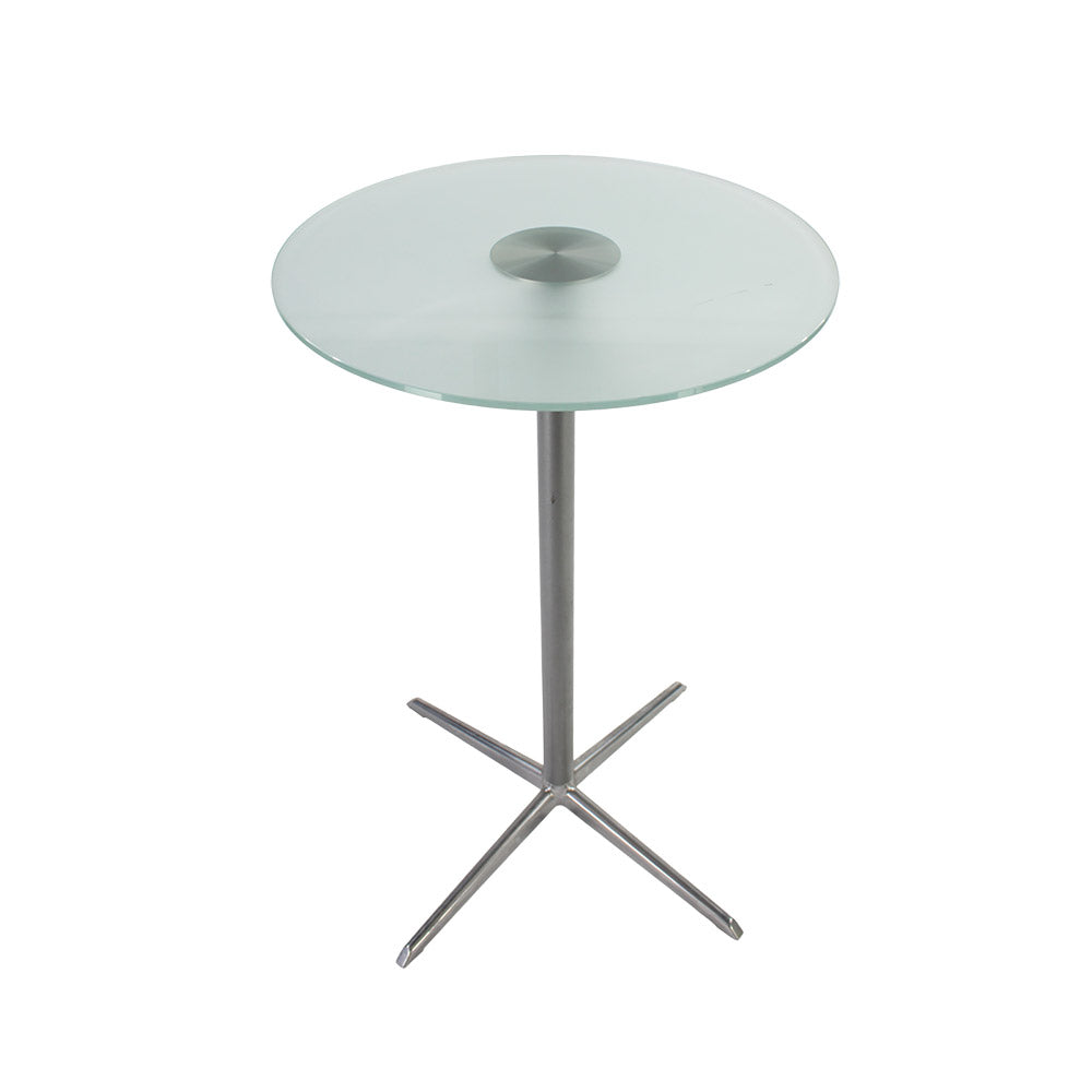 Boss Design : Table haute Poseur en verre - Remis à neuf