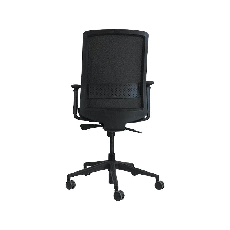 Bestuhl : Chaise de travail S30 en tissu noir - Remis à neuf