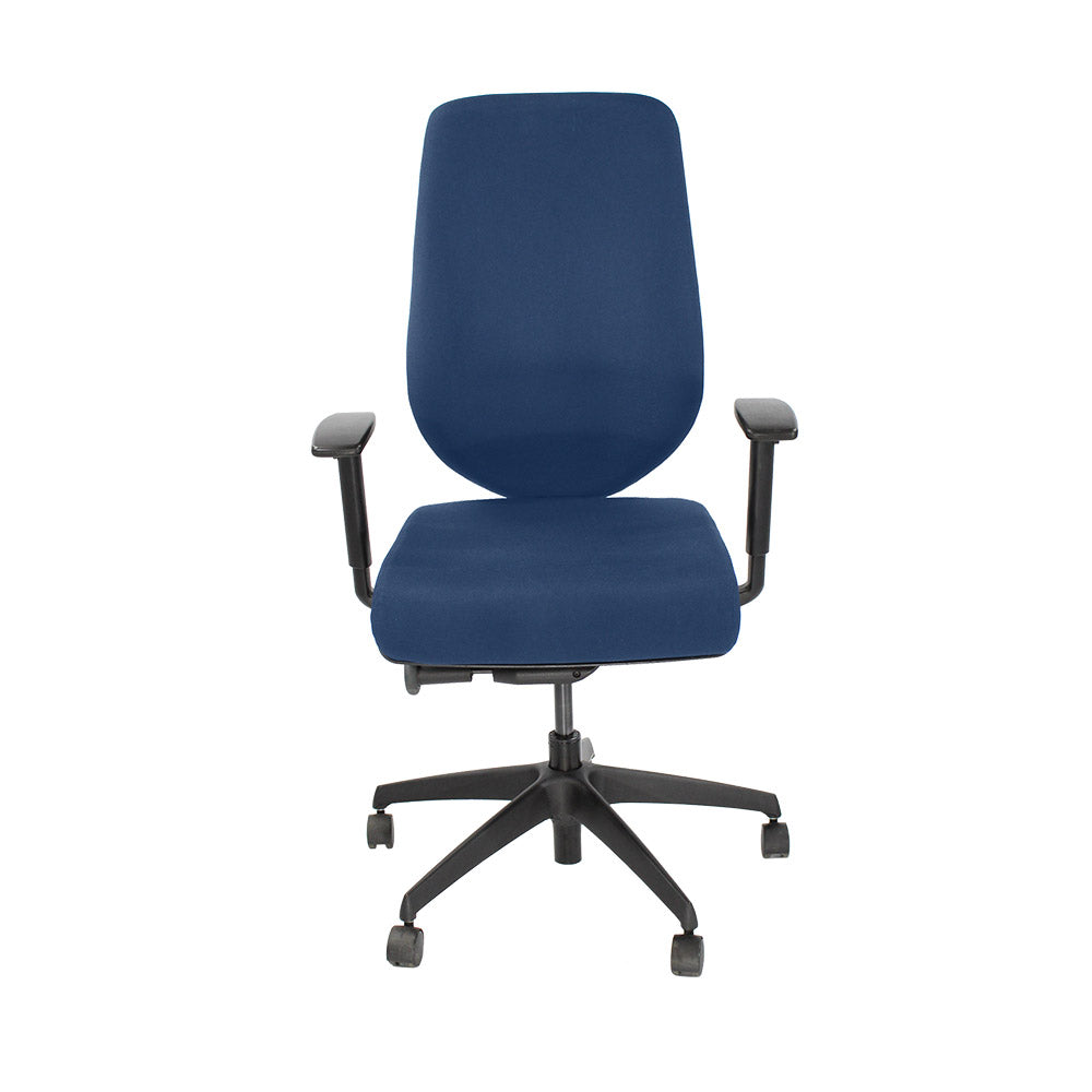 Boss Design: Key Task Chair - New Blue Fabric - Refurbished