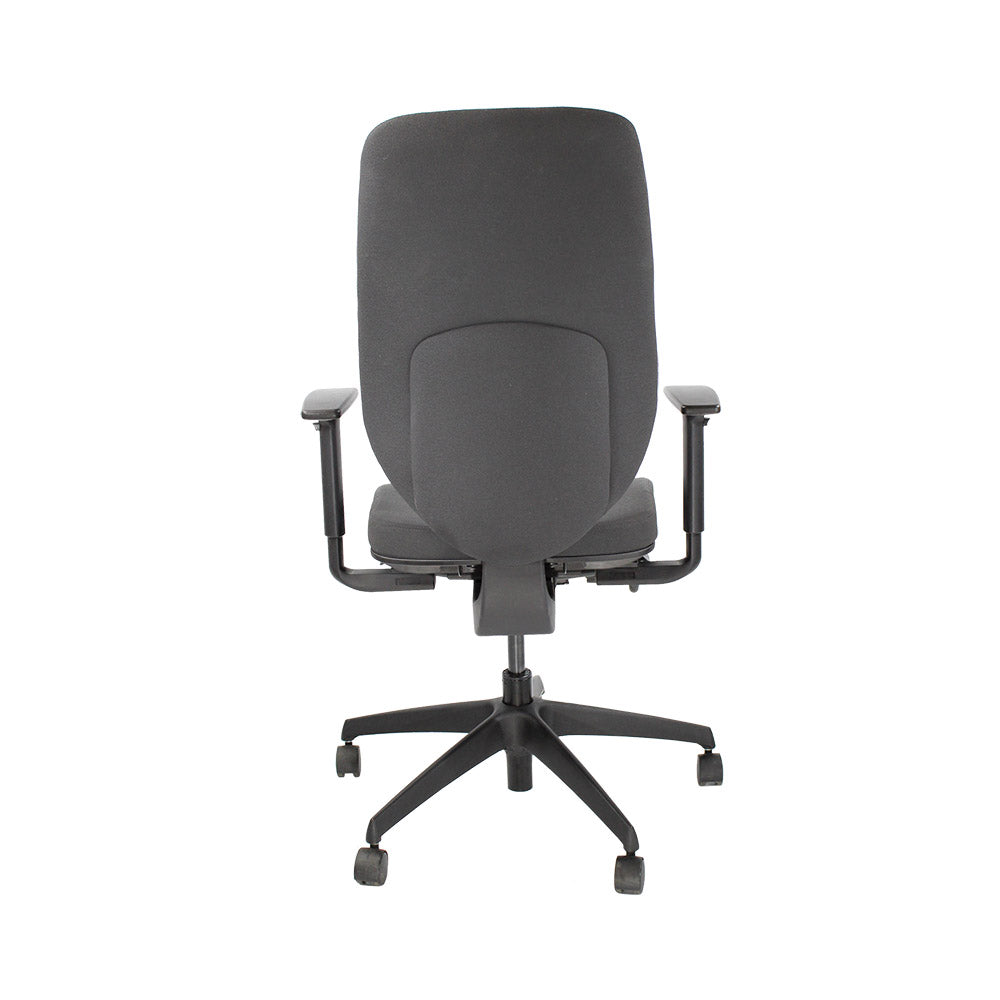 Boss Design: sedia operativa Key - Nuovo tessuto grigio - Ristrutturata
