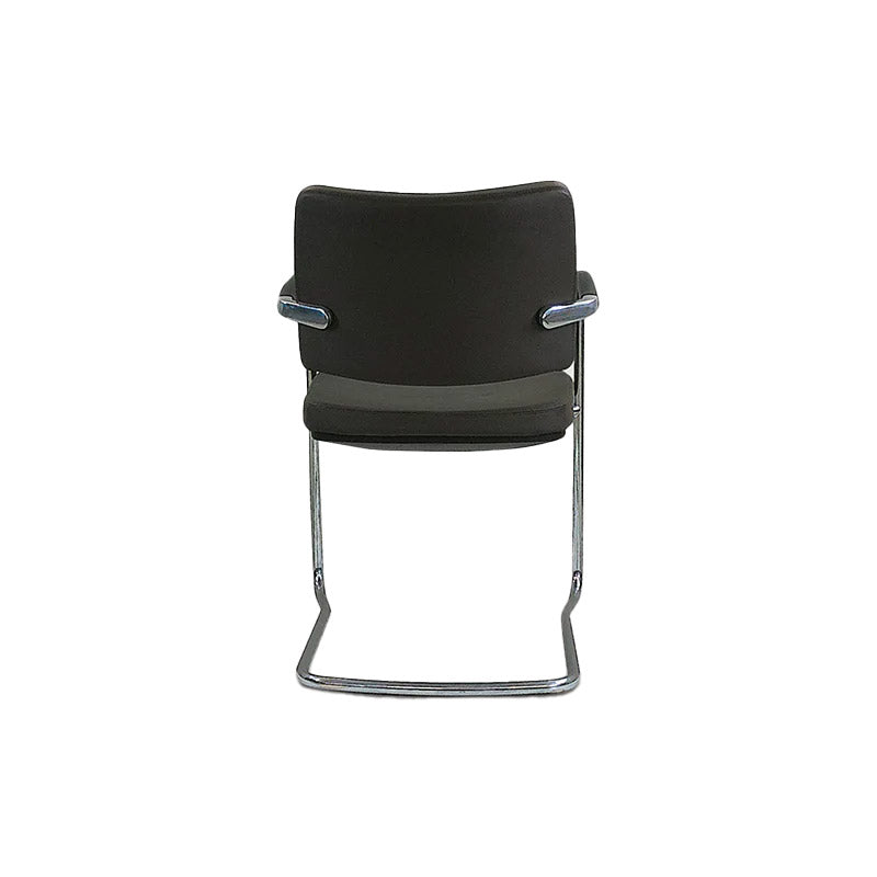 Boss Design: Pro Cantilever Meeting Chair in Black Fabric - Refurbished