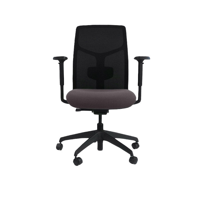 Boss Design : Tauro en tissu gris - Chaise de travail - Remis à neuf