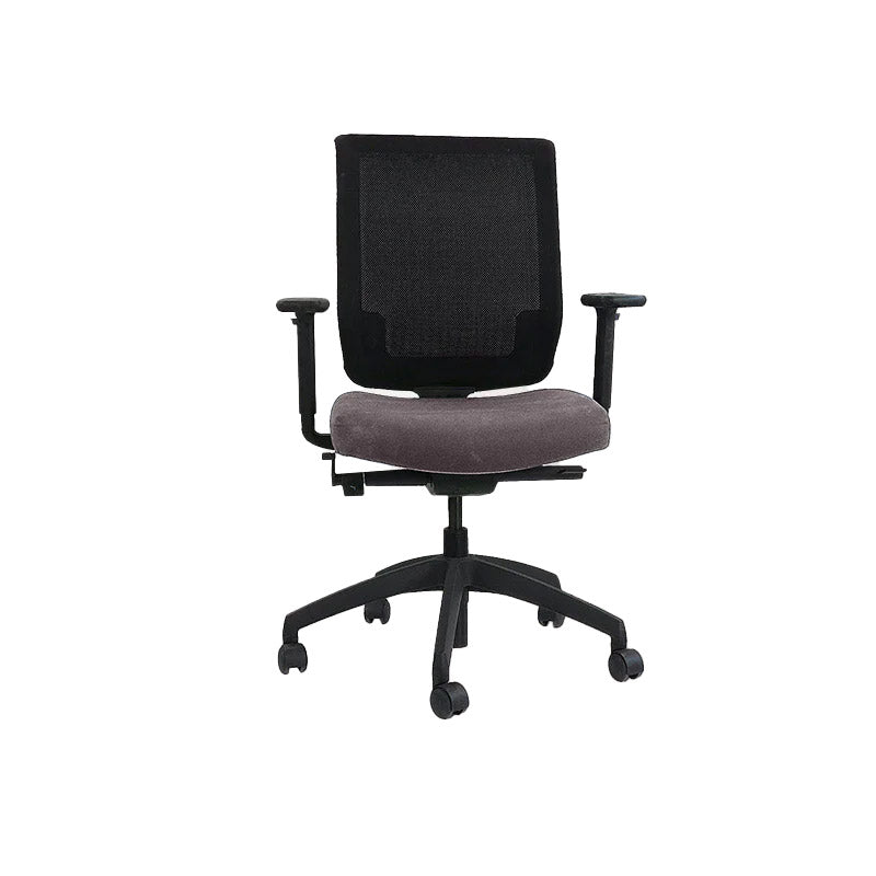 Connection: MY Task Chair in Grey Fabric - Refurbished