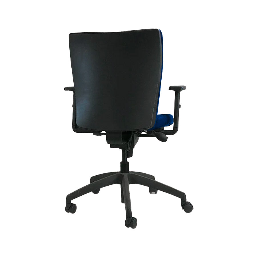 Connection: Team Task Chair in Blue Fabric - Refurbished
