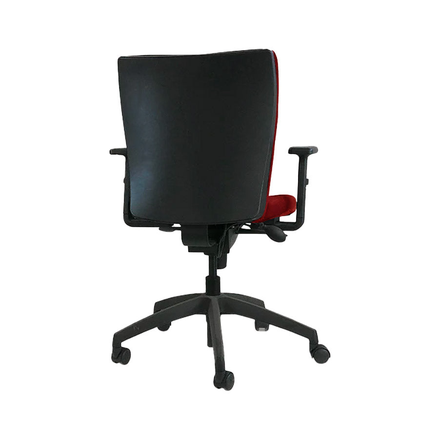 Connection: Team Task Chair in Red Fabric - Refurbished
