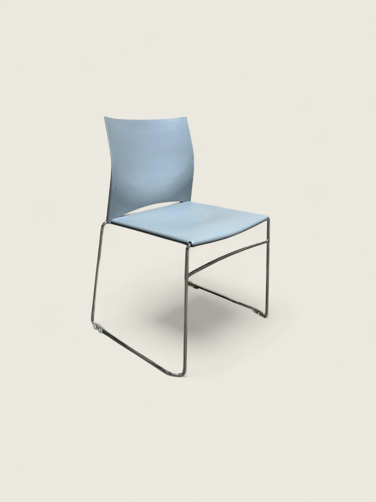 Connection: Gray Visitors Side Chair - Refurbished