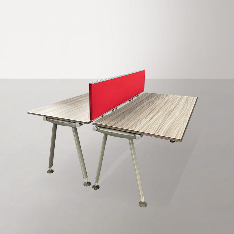 Herman Miller: Abak Oval Leg Bank of 2 Desks - Refurbished