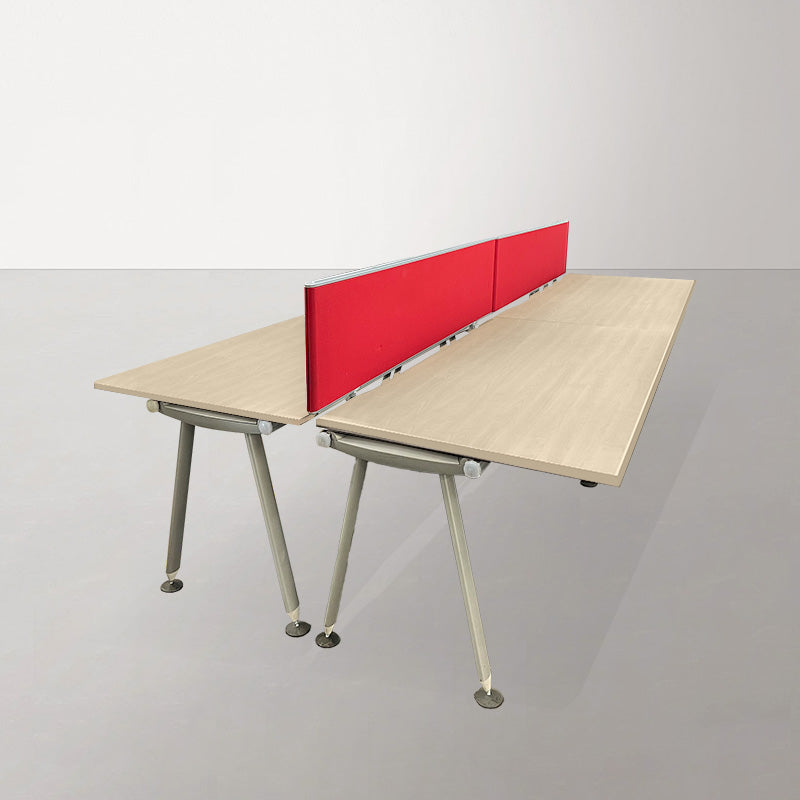 Herman Miller: Abak Oval Leg Bank of 4 Desks - Refurbished