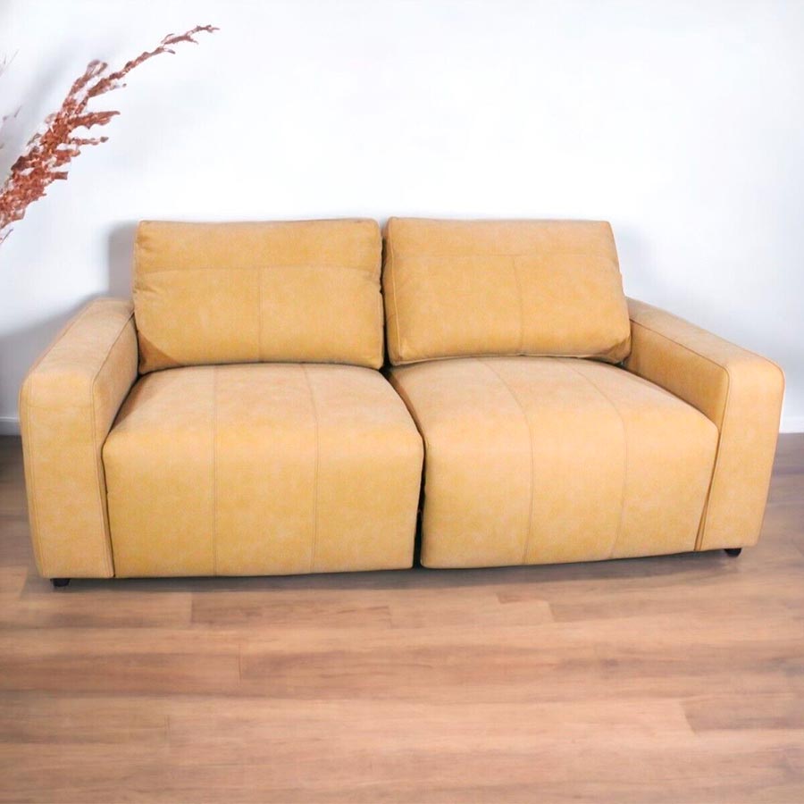 G-Plan: Morley Large 2 Seater Sofa - Leather / Light Tan -  Manufacturer Return