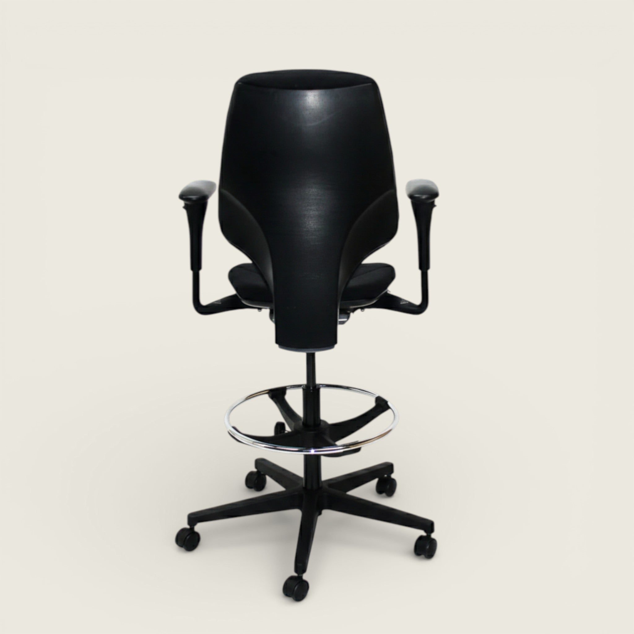 <tc>Giroflex</tc>Sedia da disegno G64 in tessuto nero - Ricondizionata