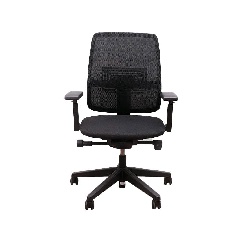 Haworth: Lively Task Chair in Black Fabric - Refurbished