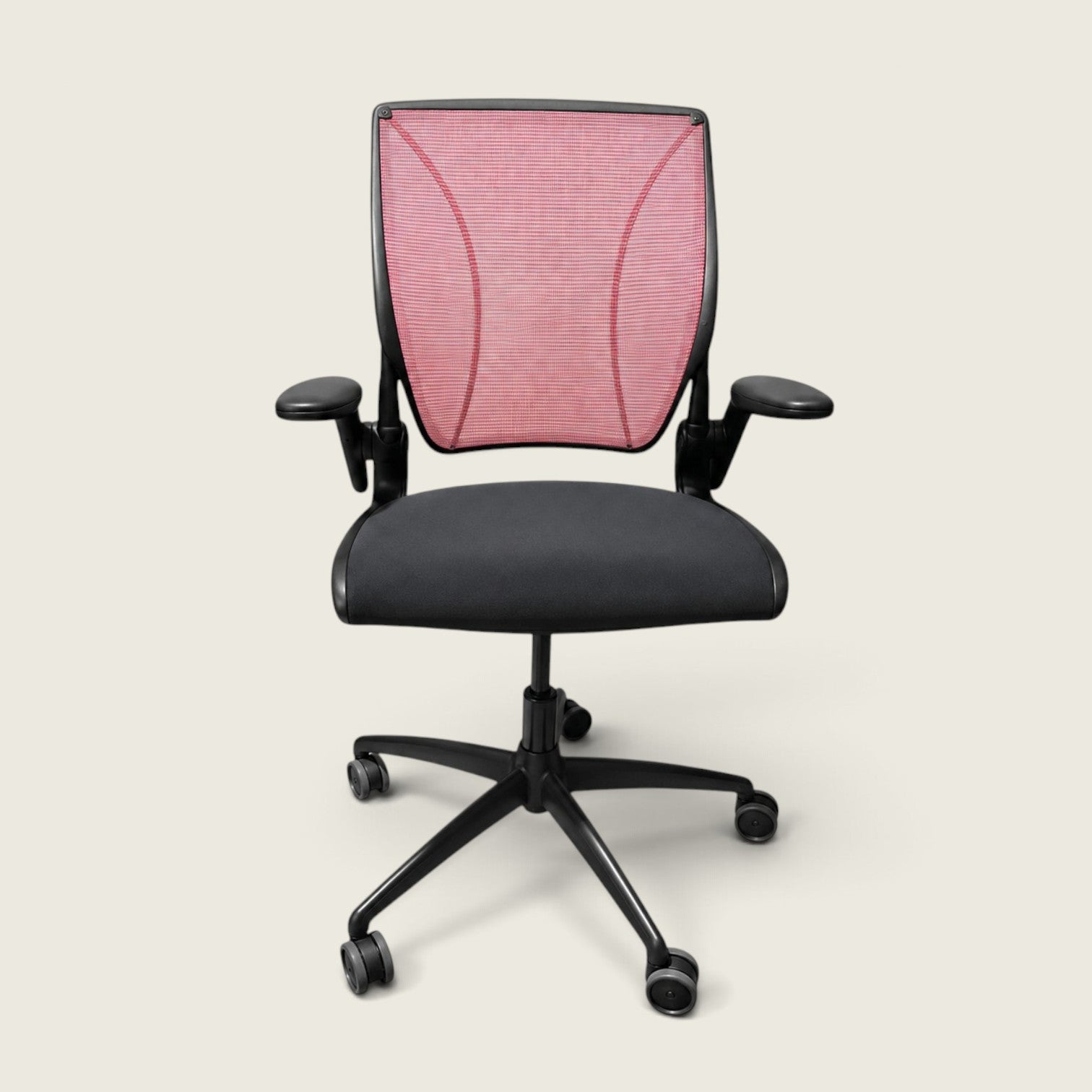 <tc>Humanscale</tc>: <tc>Diffrient World</tc> Bürostuhl mit grünem Netzbezug – generalüberholt