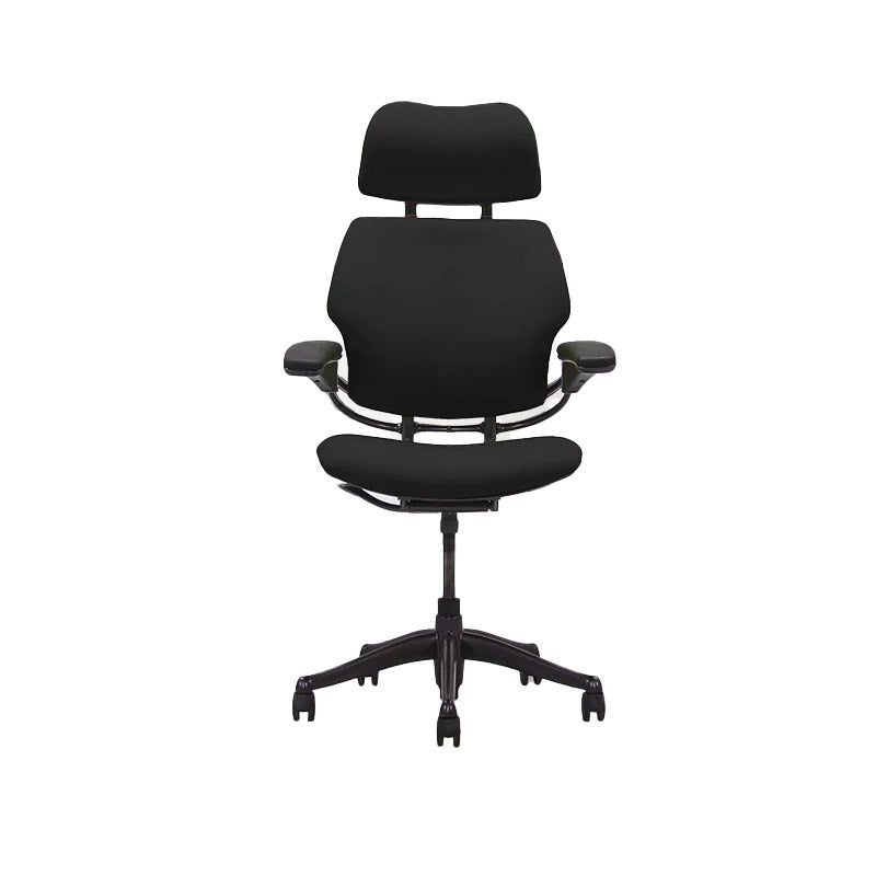 Humanscale: Freedom Headrest High Back Task Chair - Black Fabric - Refurbished