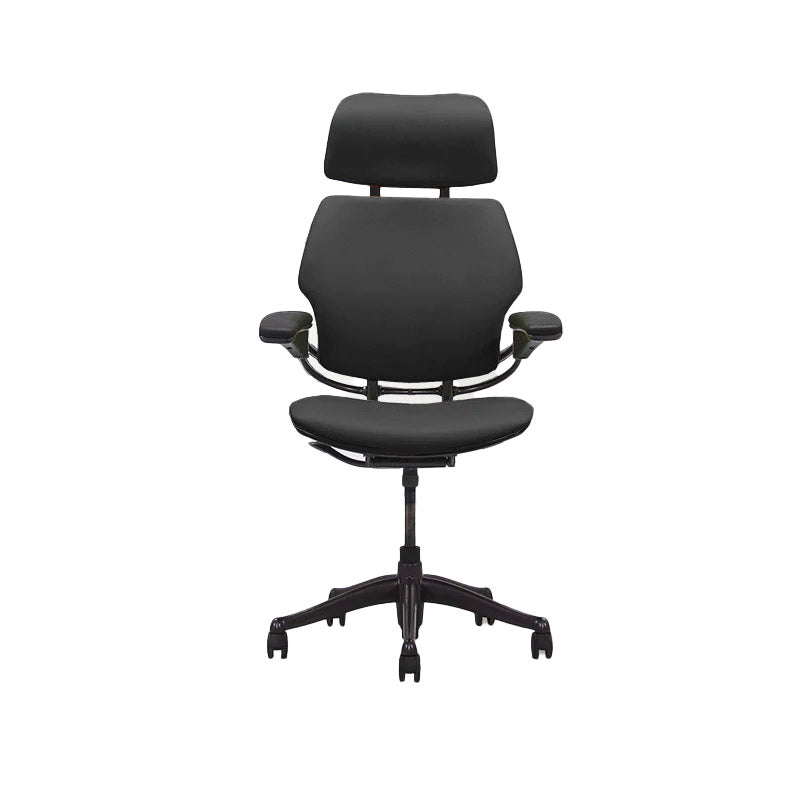 Humanscale: Freedom Headrest High Back Task Chair - Black Leather - Refurbished