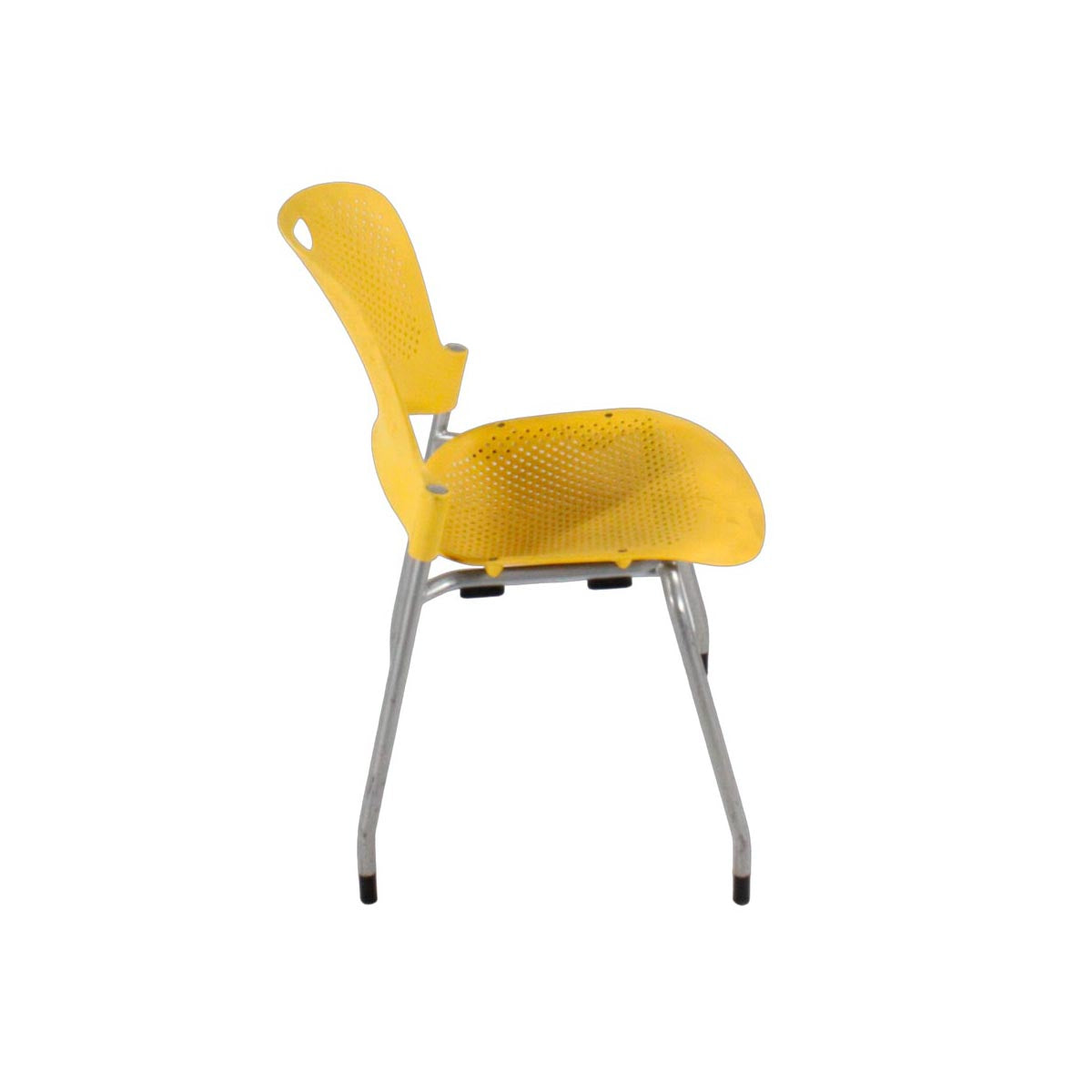 Herman Miller: Caper-stoel in geel - Gerenoveerd