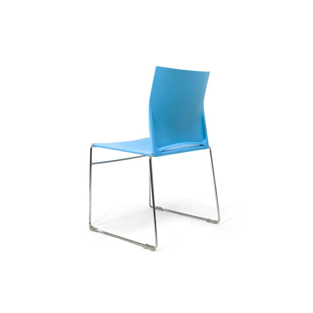 <tc>Herman Miller</tc>: Pronta Stapelstoel in Blauw - Gereviseerd