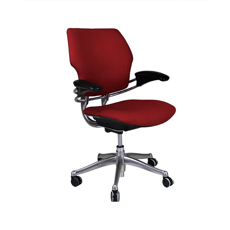 Humanscale: Freedom Task Chair aus schwarzem Stoff – generalüberholt