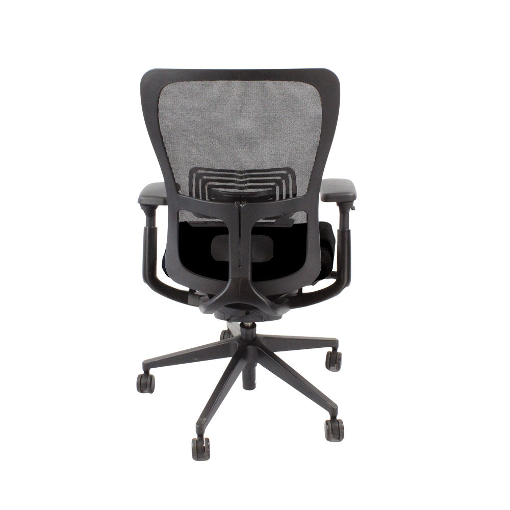 Haworth: Zody Comforto 89 Task Chair in Black Fabric/Black Frame - Refurbished