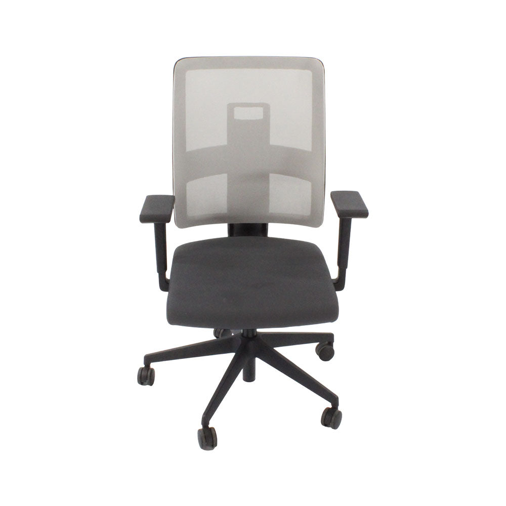 Viasit: Toleo Mesh Back Task Chair In Grey Fabric - Refurbished