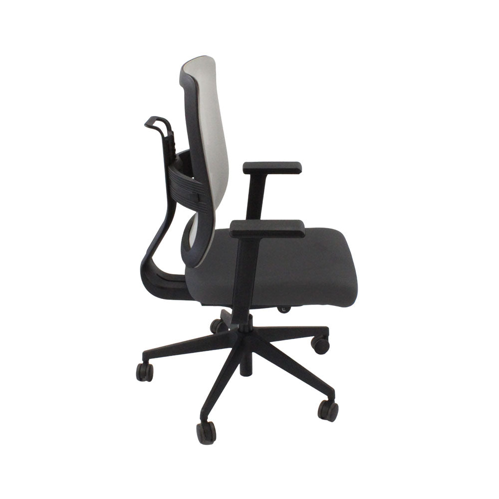 Viasit: Toleo Mesh Back Task Chair In Grey Fabric - Refurbished