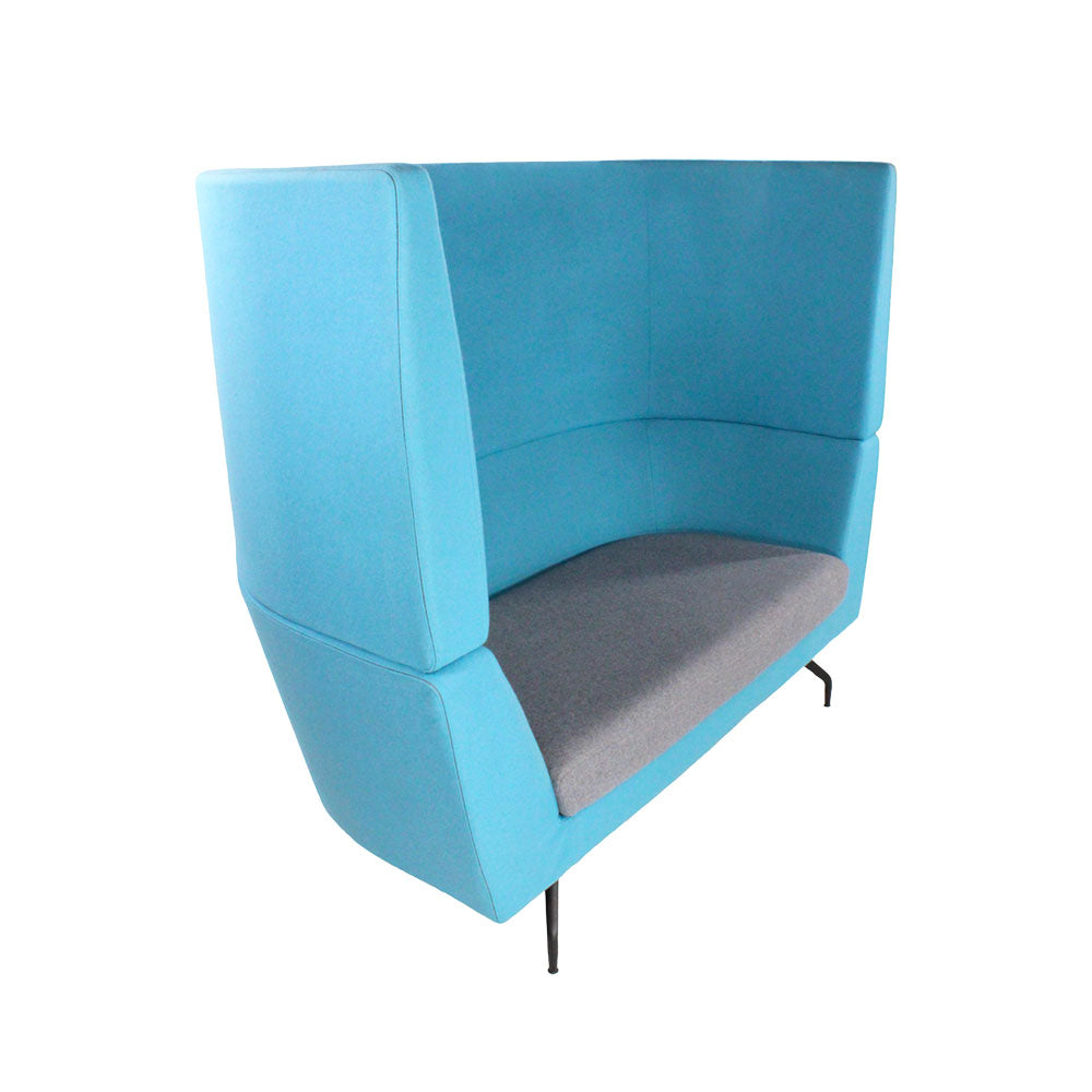 Orangebox: Cwtch 03 stoel in blauw - gerenoveerd
