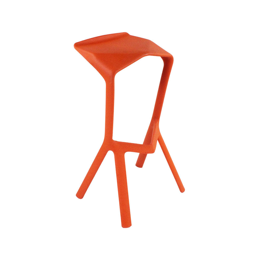 Plank: Miura Stool in Pure Orange - Refurbished