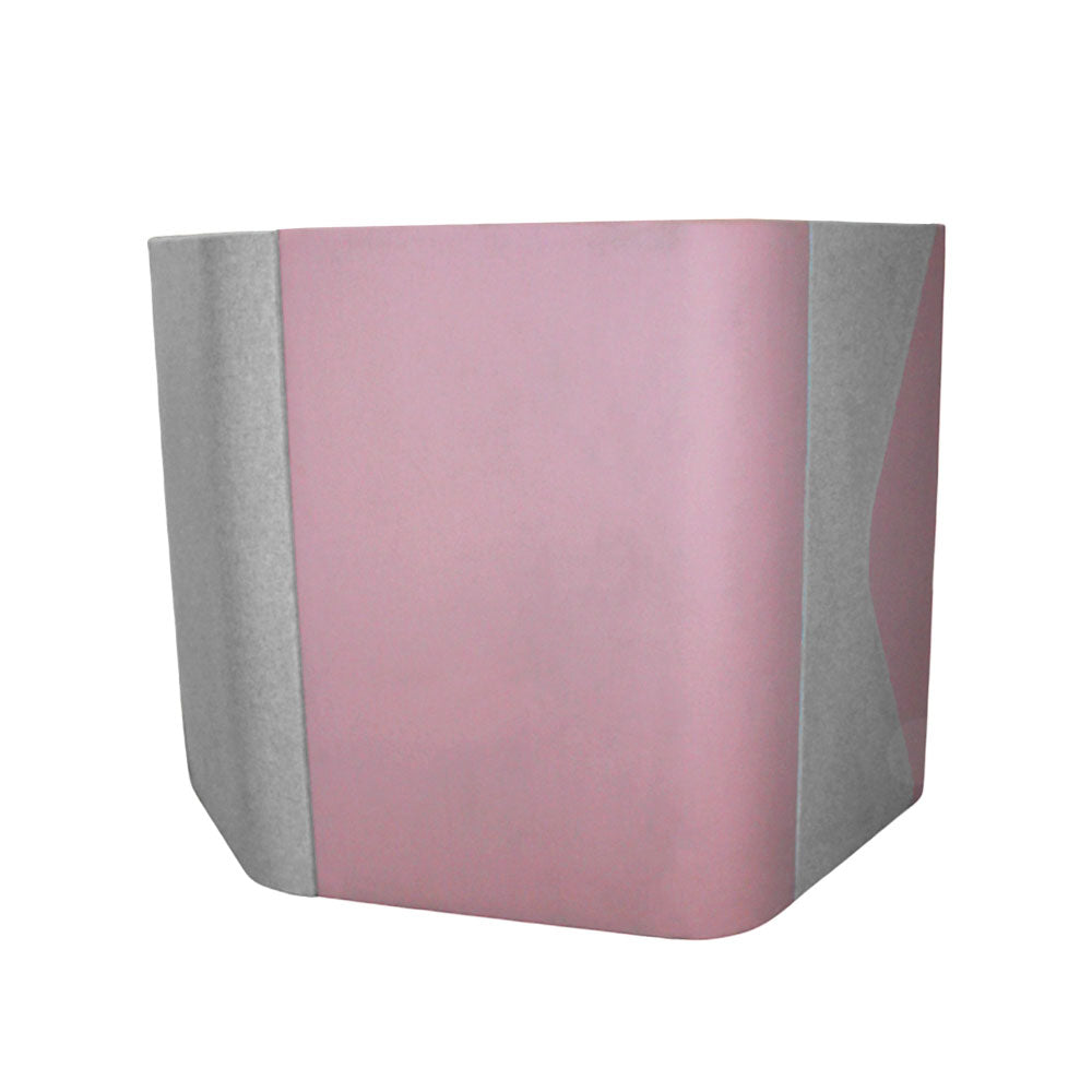 Allermuir: Haven Solo Pod in tessuto grigio/rosa - ricondizionato