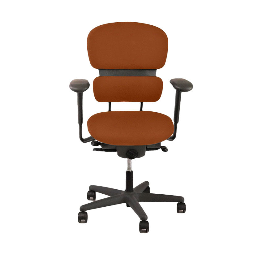 KI: Impulse Office Task Chair in Tan Leather - Refurbished