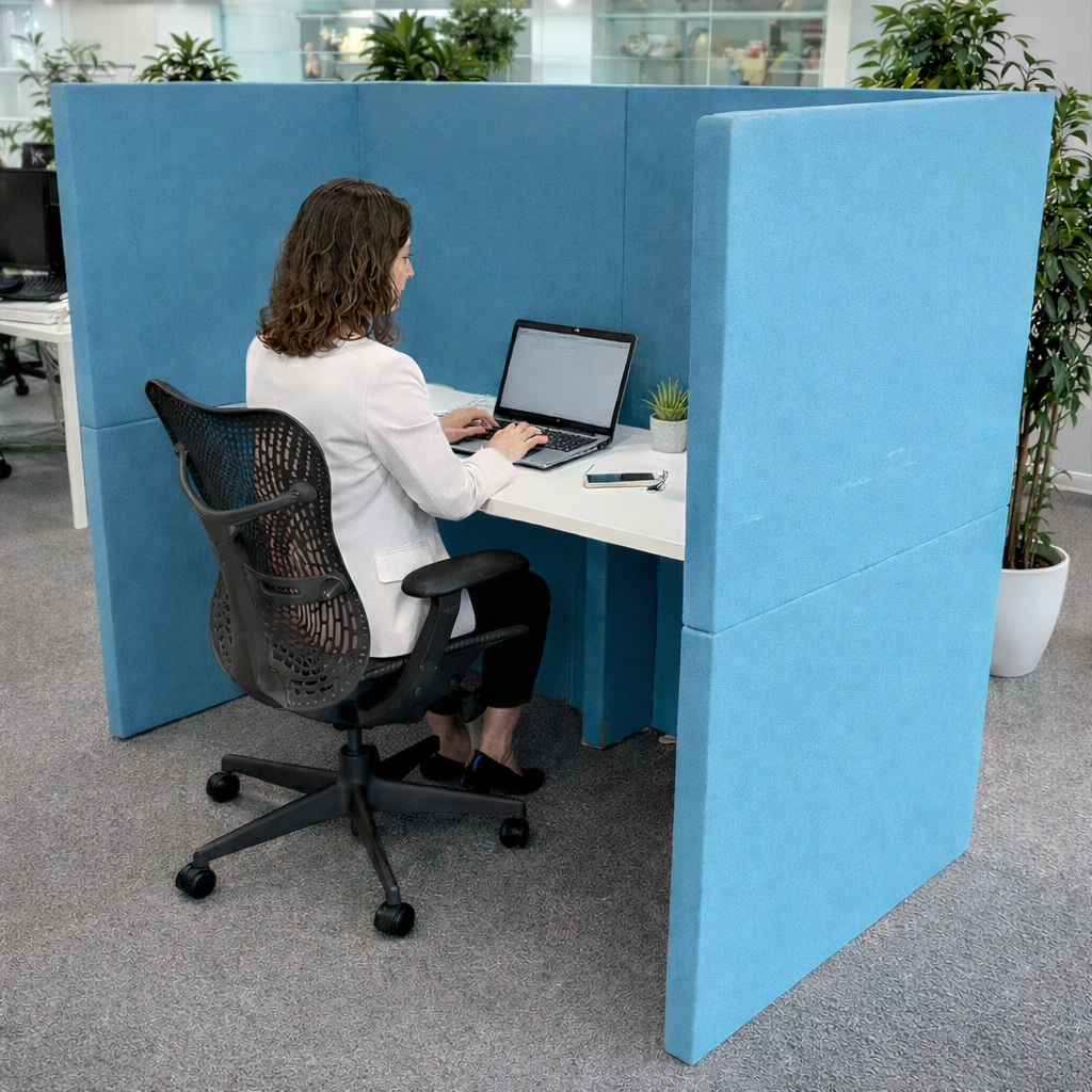 <tc>KI</tc>Rug-aan-rug hoge cabinewerkplek - Gerenoveerd