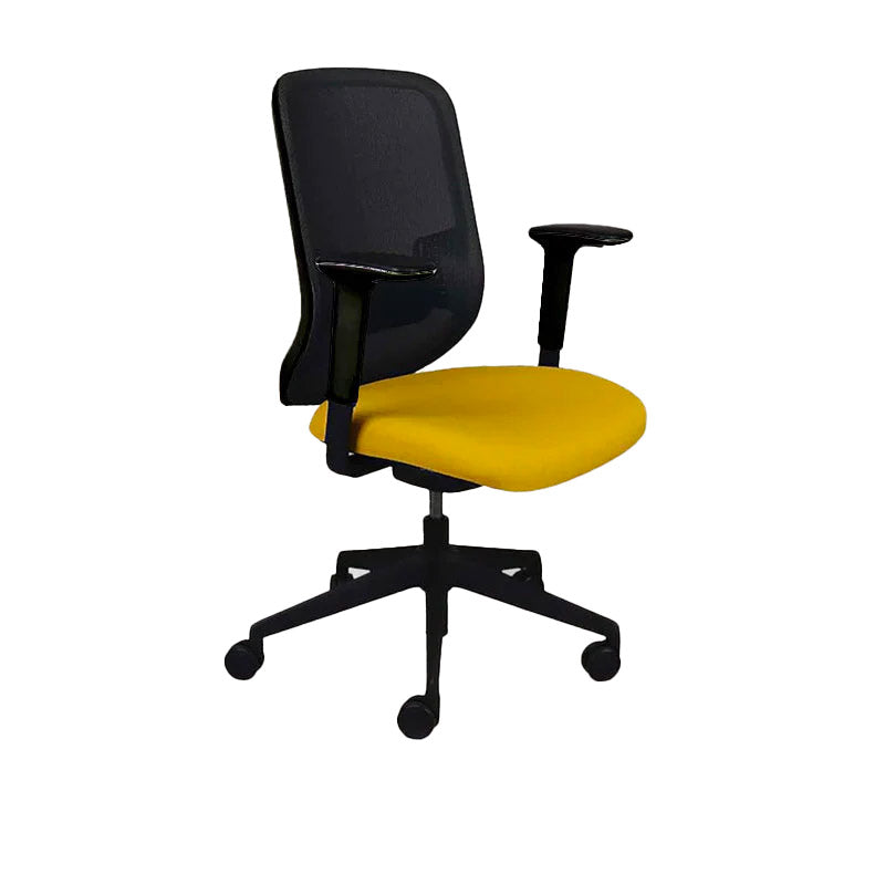 Orangebox: Do - Task Chair in Yellow Fabric - Refurbished