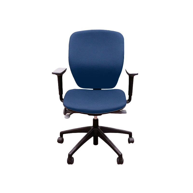 Orangebox: Joy-02 Task Chair in Blue Fabric - Refurbished