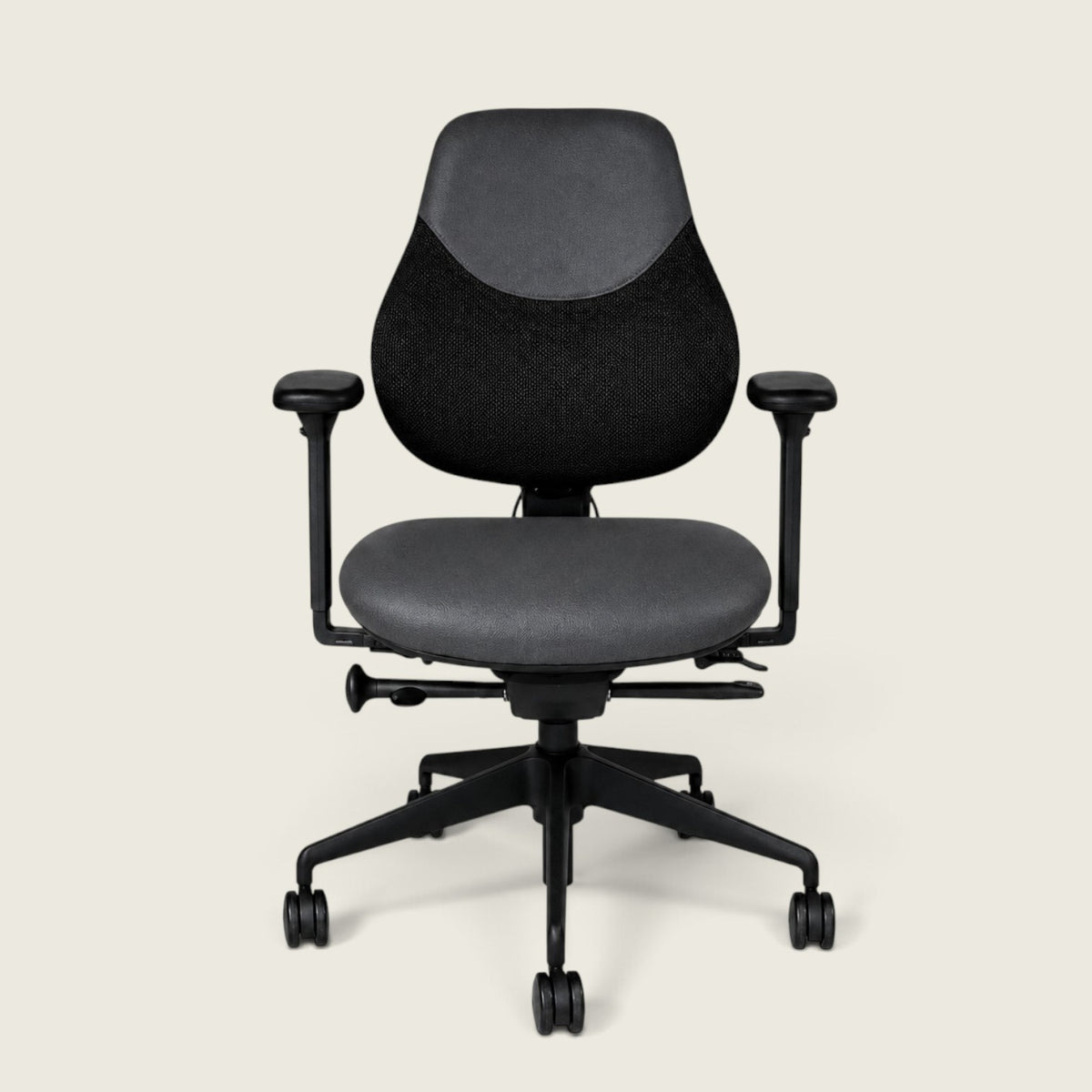 <tc>OrangeBox</tc>Sedia da ufficio Flo in tessuto grigio - Ricondizionata