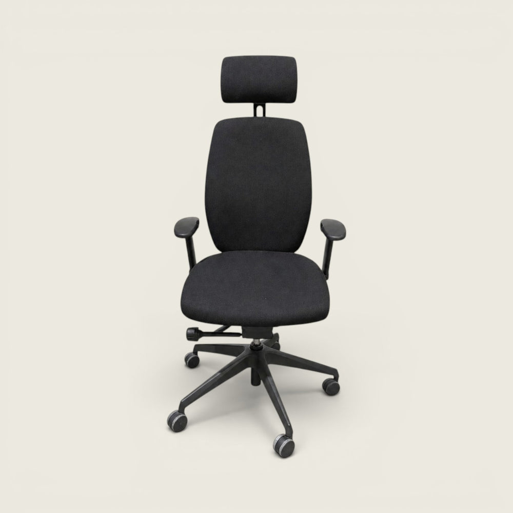 Posturite: Positiv Plus High Back with Headrest In Black - Refurbished