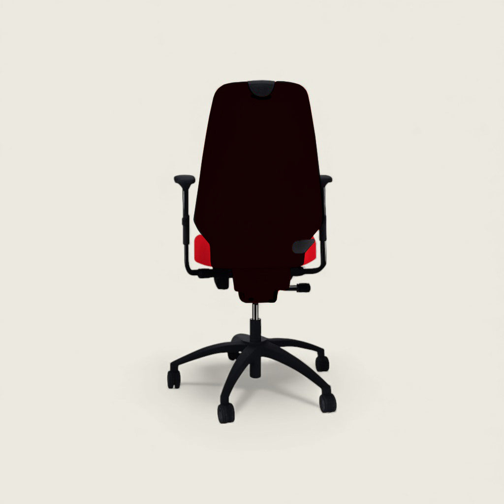 RH Logic: 400 Red High Back Ergonomic Office Chair - Refurbished