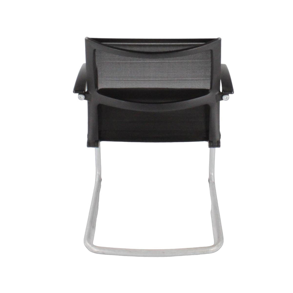 Sedus: Open Up Cantilever Chair with Mesh Back in Black Fabric - Refurbished