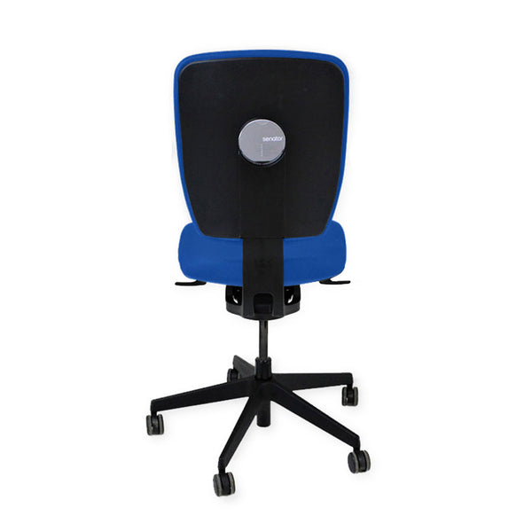 Senator: Dash Fully Adjustable Task Chair in Blue Fabric Without Arms