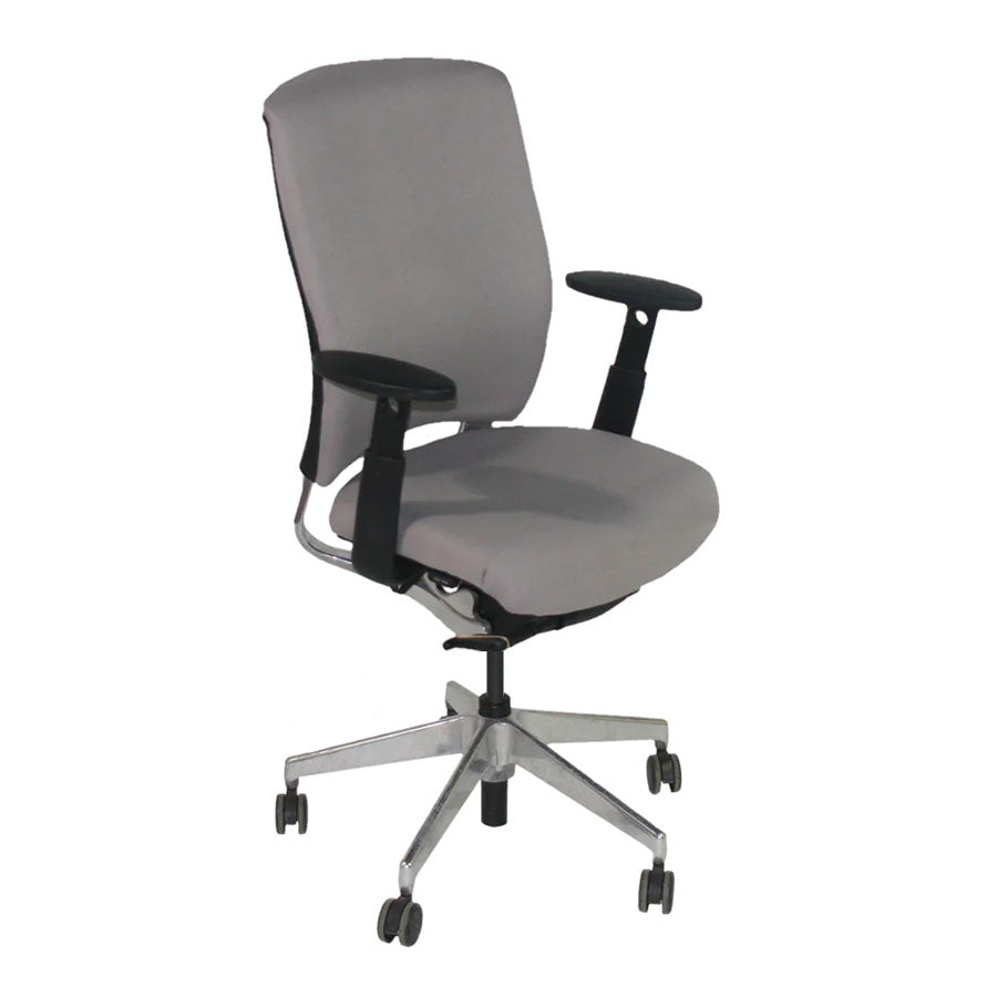 Senator: Enigma S21 Office Chair with Aluminium Frame in Grey Fabric - Refurbished
