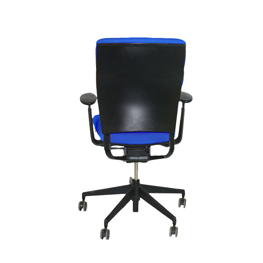 Senator: Enigma S21 Office Chair with Black Frame in Blue Fabric - Refurbished