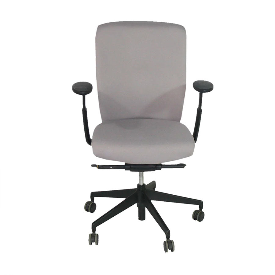 Senator: Enigma S21 Office Chair with Black Frame in Grey Fabric - Refurbished