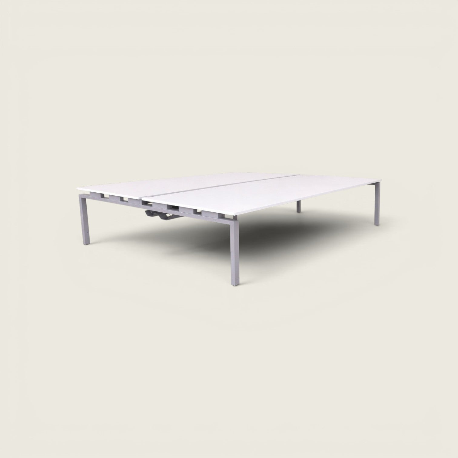 Senator Bench Desk 4 Way - 2400mm x 1600mm Workstation - Refurbished