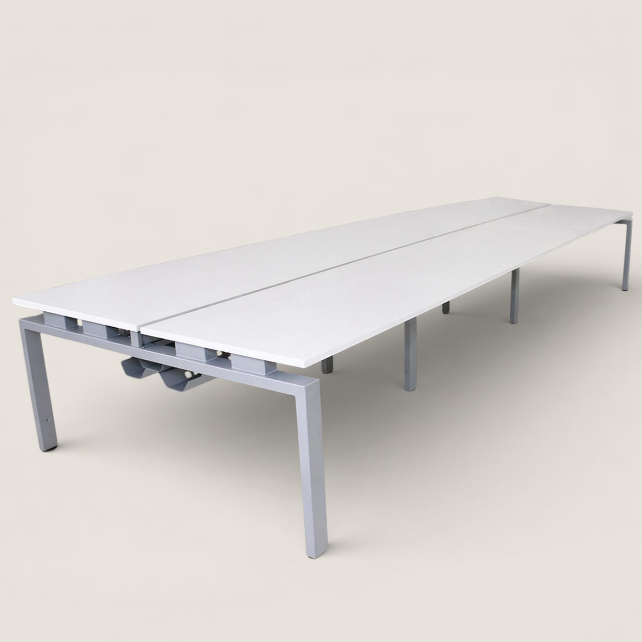 Senator Bench Desk 6 Way - 4800mm x 1600mm Workstation - Refurbished