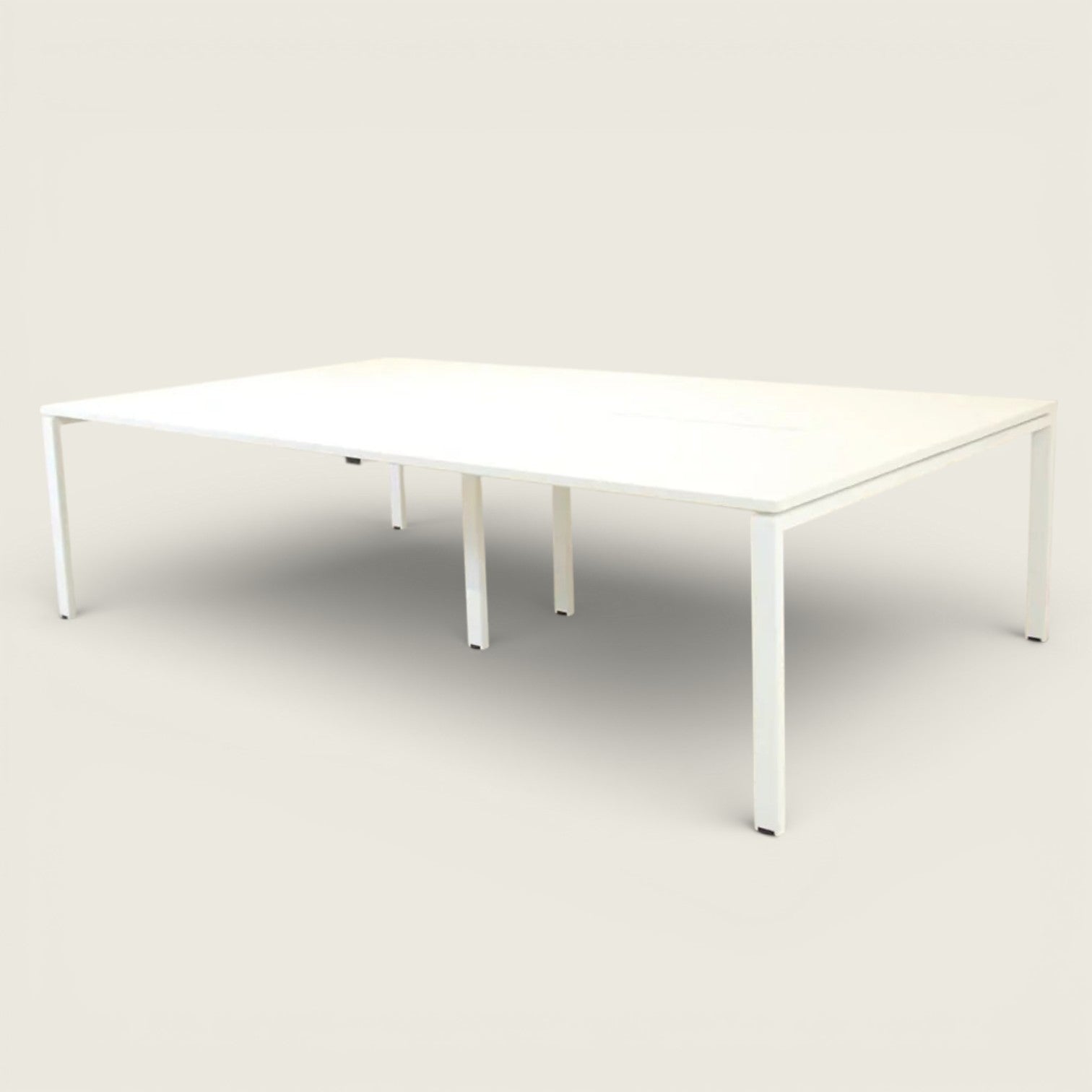 Senator: 4-Person Back-to-Back Bench Desk - Refurbished