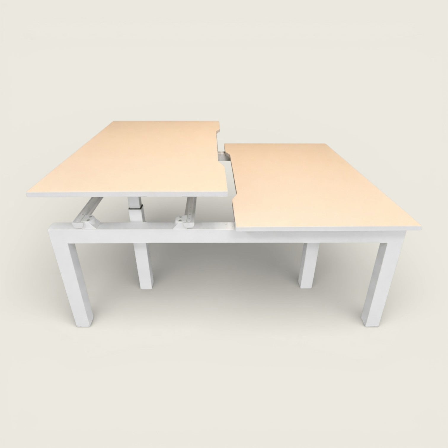 Silla Saxen Don't Task de tela amarilla - Reacondicionada