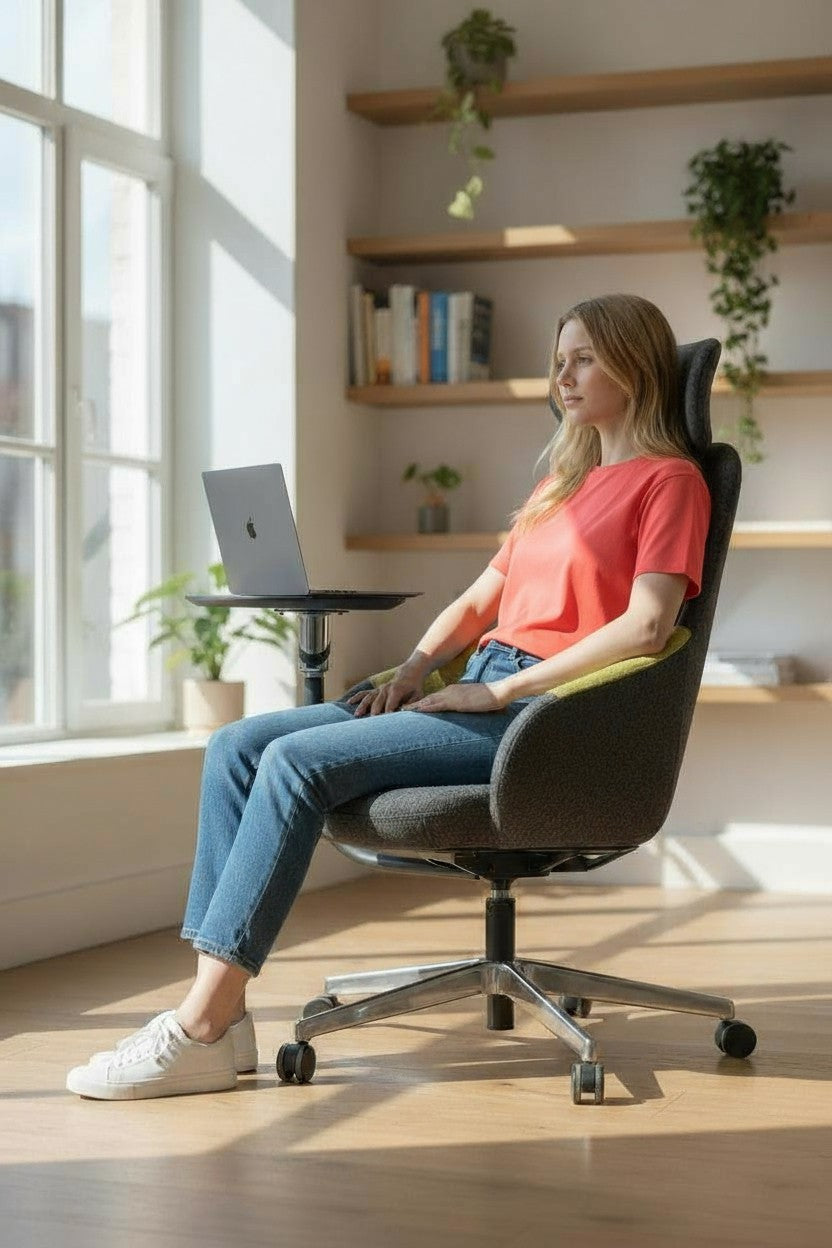 <tc>Senator</tc>Silla de trabajo con tableta de escritura - Reacondicionada