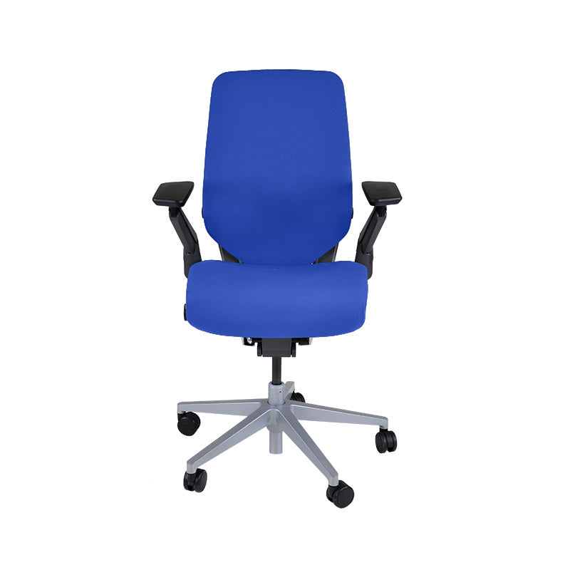 Steelcase: Gesture Ergonomic Office Chair - Blue Fabric - Refurbished