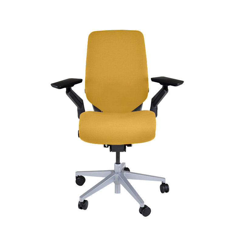 Steelcase: Gesture Ergonomic Office Chair - Yellow Fabric - Refurbished
