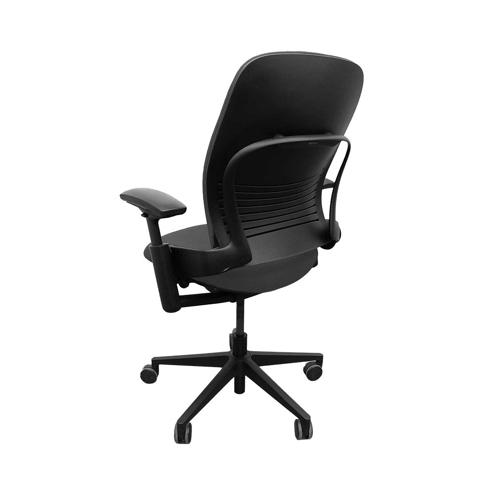 Steelcase : Chaise de bureau Leap V2 - Tissu gris - Remis à neuf