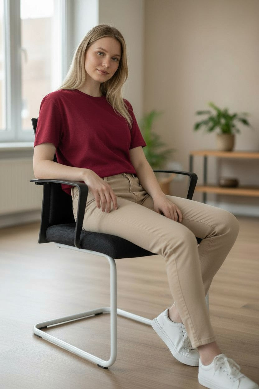 <tc>Steelcase</tc>: Fauteuil visiteur - Remis à neuf